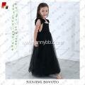 black couture ball gown flower girl dress